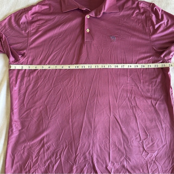 Peter Millar Southern Comfort Mens Polo Shirt Size L Golf Performance Preppy - Picture 5 of 10
